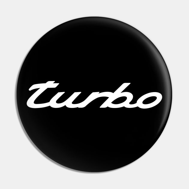Turbo (white) Pin by IbisDesigns