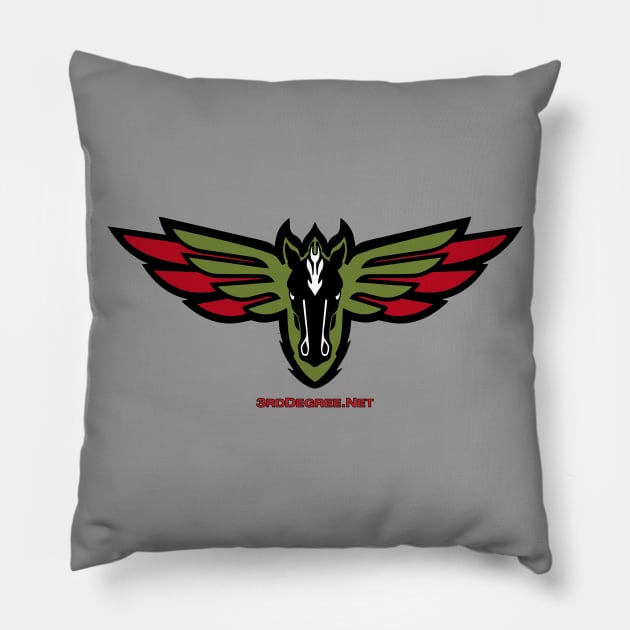 3rd Degree Color Horse Pillow by Third_Degree