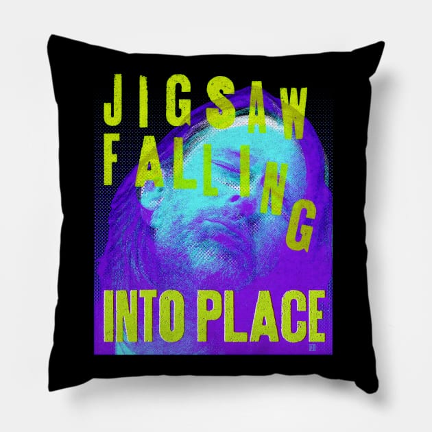 Jigsaw Falling into Place Pillow by Aefe