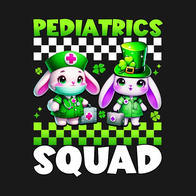 medical staff pediatrics squad Peds Nurse st Patricks Day by loveshop