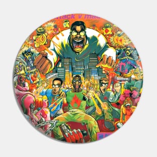 No Protection Massive Attack vs Mad Professor Pin