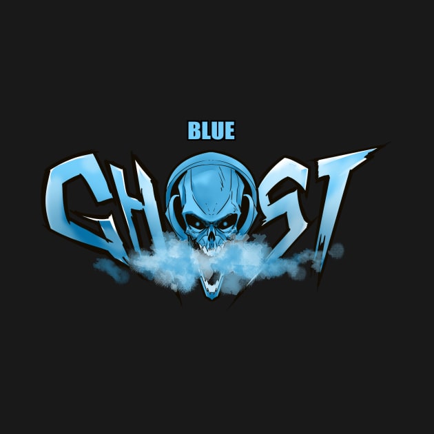 Blue Ghost- Manga Logo by WTF Store