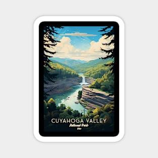 Cuyahoga Valley National Park Travel Poster Magnet