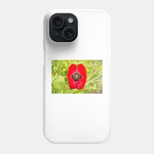 blb red poppy Phone Case