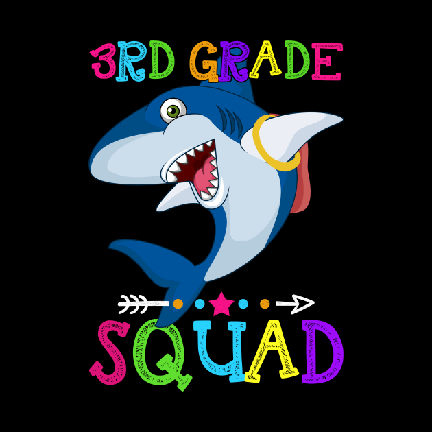 Shark Team 3rd Grade Squad Teacher Back To School by kateeleone97023