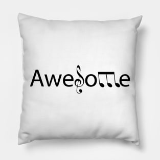 Awesome artistic typography design Pillow