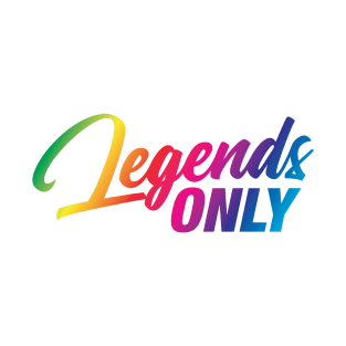 Legends Only Podcast Logo (Rainbow) T-Shirt