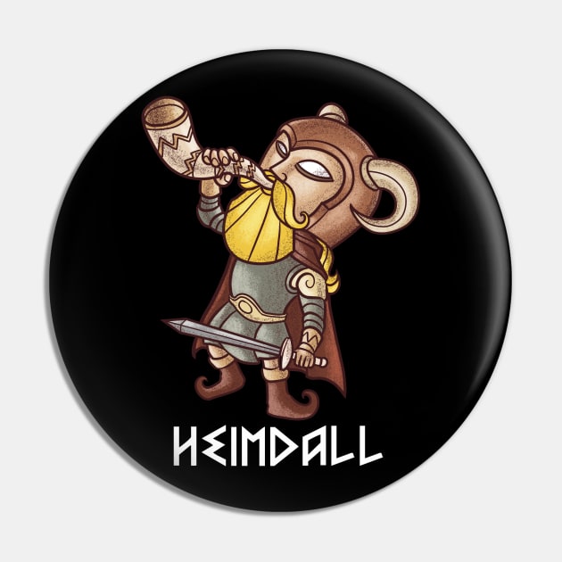Heimdall - God of Light and Protection! Norse Mythology Gift for Vikings and Pagans! Pin by Holymayo Tee