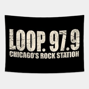 Retro 1977 The Loop Radio Tapestry