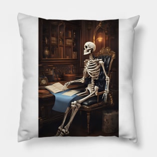 Skeleton doctor Pillow