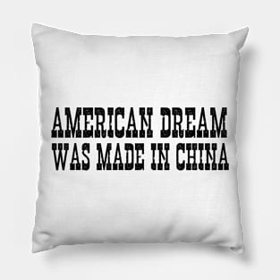 Funny Inspirational Vintage Cool American Dream Tee Pillow