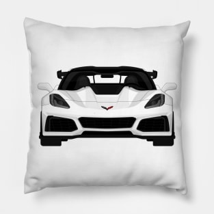 Z06 ZR1 WHITE Pillow