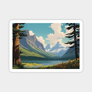 Glacier National Park Magnet