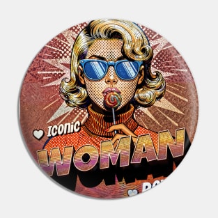 Woman Icon: Power and Beauty Pin