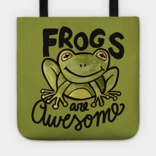 Frogs are awesome Tote