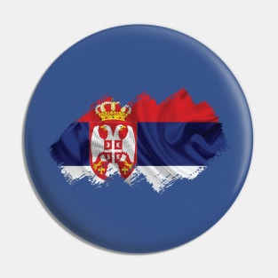 Flag of Serbia Pin