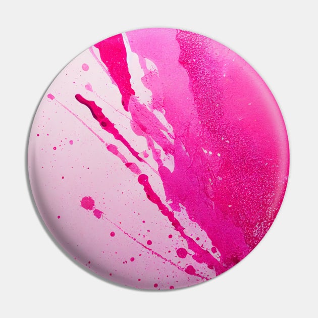 Shades of pink splat Pin by etherElric