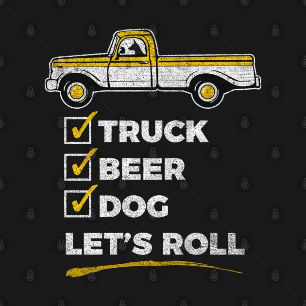 Country Dog - Dog and Truck Weekend Checklist graphic by Vector Deluxe