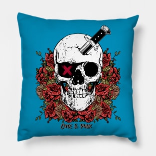 CUTE & PUNK SCULLS by WOOF SHIRT Pillow