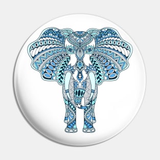 decorated Indian Elephant Pin