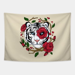 White Tiger Tapestry