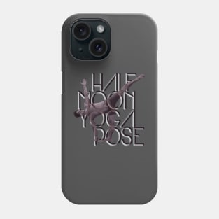 Half moon yoga pose Phone Case