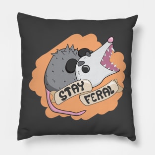 Stay Feral Pillow