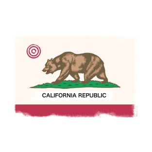 Washed California flag T-Shirt