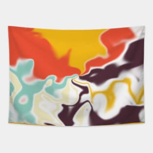 Liquid shapes Tapestry