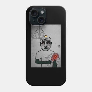 Explore Whale Character on TeePublic - Male with Indian Mask, Freak Eye and Skin Color - Mirror Item and Da Vinci Background Phone Case