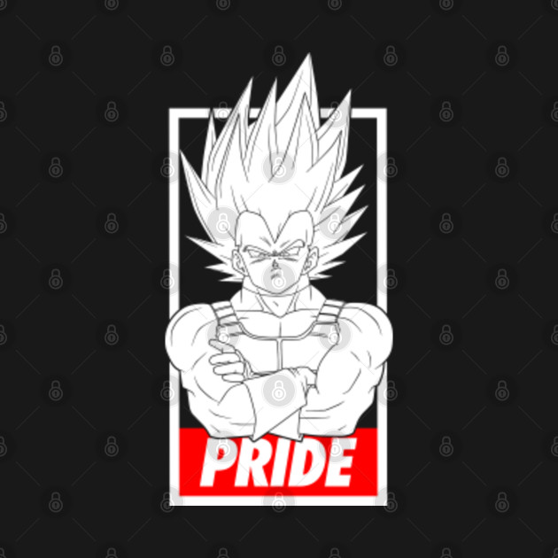 Vegeta Pride of Saiyan - Dragon Ball Super - T-Shirt ...