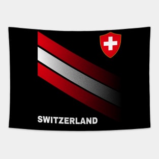 Vintage Switzerland Sunflower Flag Switzerland Soccer Lover Tapestry