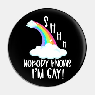 Knows Im Gay Pride Stuff Coming Out LGBTQ Pin