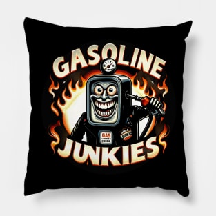 HotRod - Vintage Retro : Punked-Up Gasoline Distributor Pillow