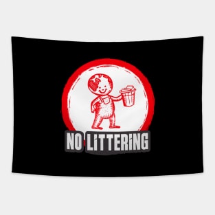 Stop Littering Environment Protection Recycle Tapestry