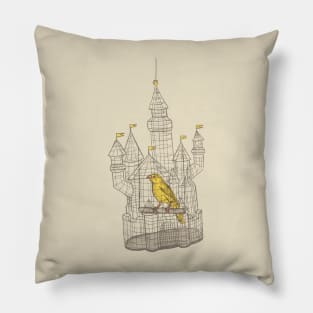 A Castle, But Still A Cage Pillow