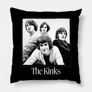 The Kinks  / Retro Style Fan Design Pillow