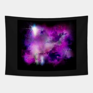 Digital Watercolor galaxy Tapestry