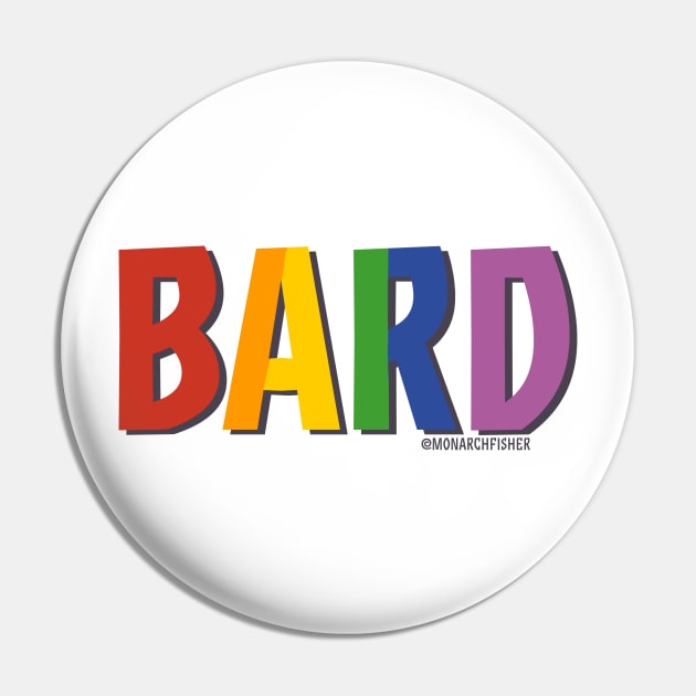 Bard Pride Pin by MonarchFisher