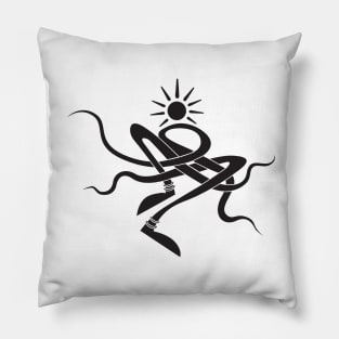 Female African tribal dancer Pillow