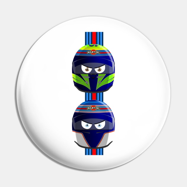 WILLIAMS_MASSA_BOTTAS_Helmets_2014 Pin by Cirebox