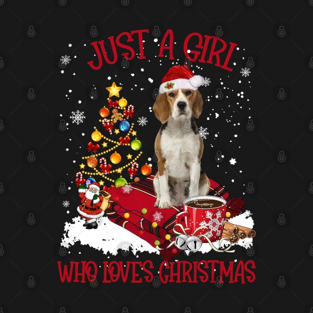 Beagle Just A Girl Who Loves Christmas by TATTOO project