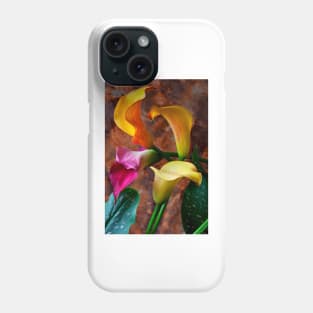 Four Calla Lillies Phone Case