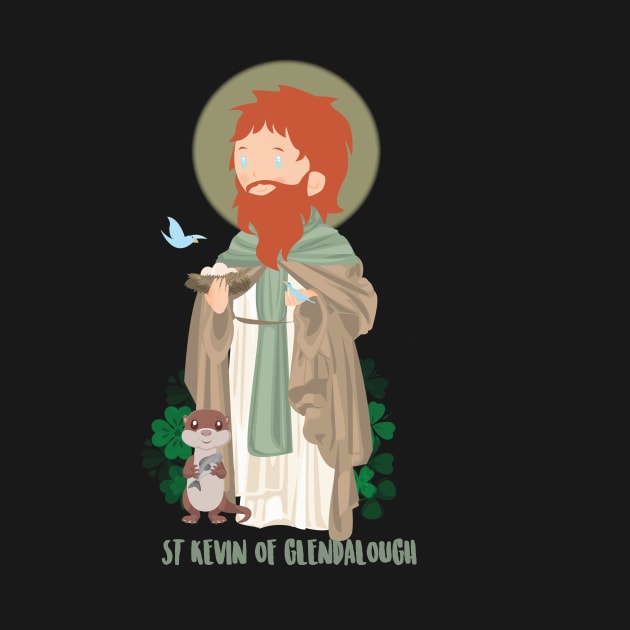 Santo Kevin de Glendalough by AlMAO2O