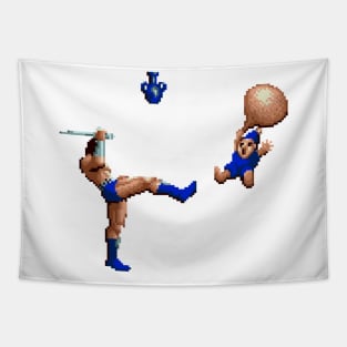 Elf Kick Tapestry