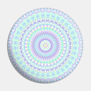 Boho Pastel Mandala Pin