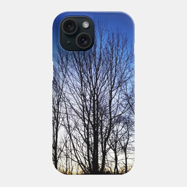 Tree Silhouette Phone Case by ARTWORKandBEYOND