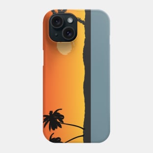 Sunsets and Palm trees Phone Case