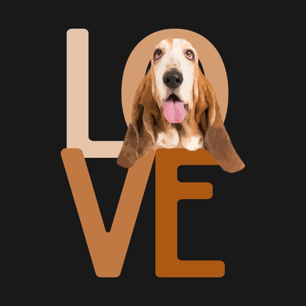 Basset Hound Love by rs-designs