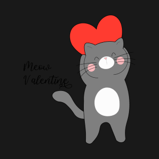 Valentine cat T-Shirt